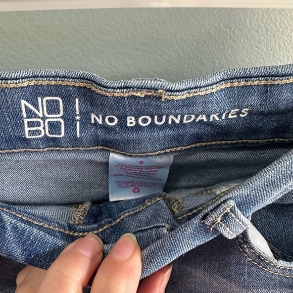 No Boundaries Blue Super Shorts size 9 juniors - Picture 3 of 7